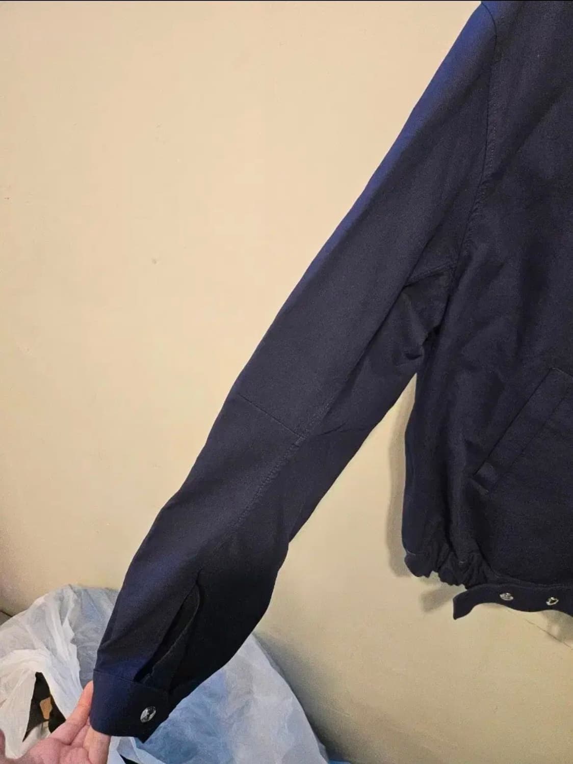 메종키츠네 정품 백화점판 블루종자켓 상품이미지3
