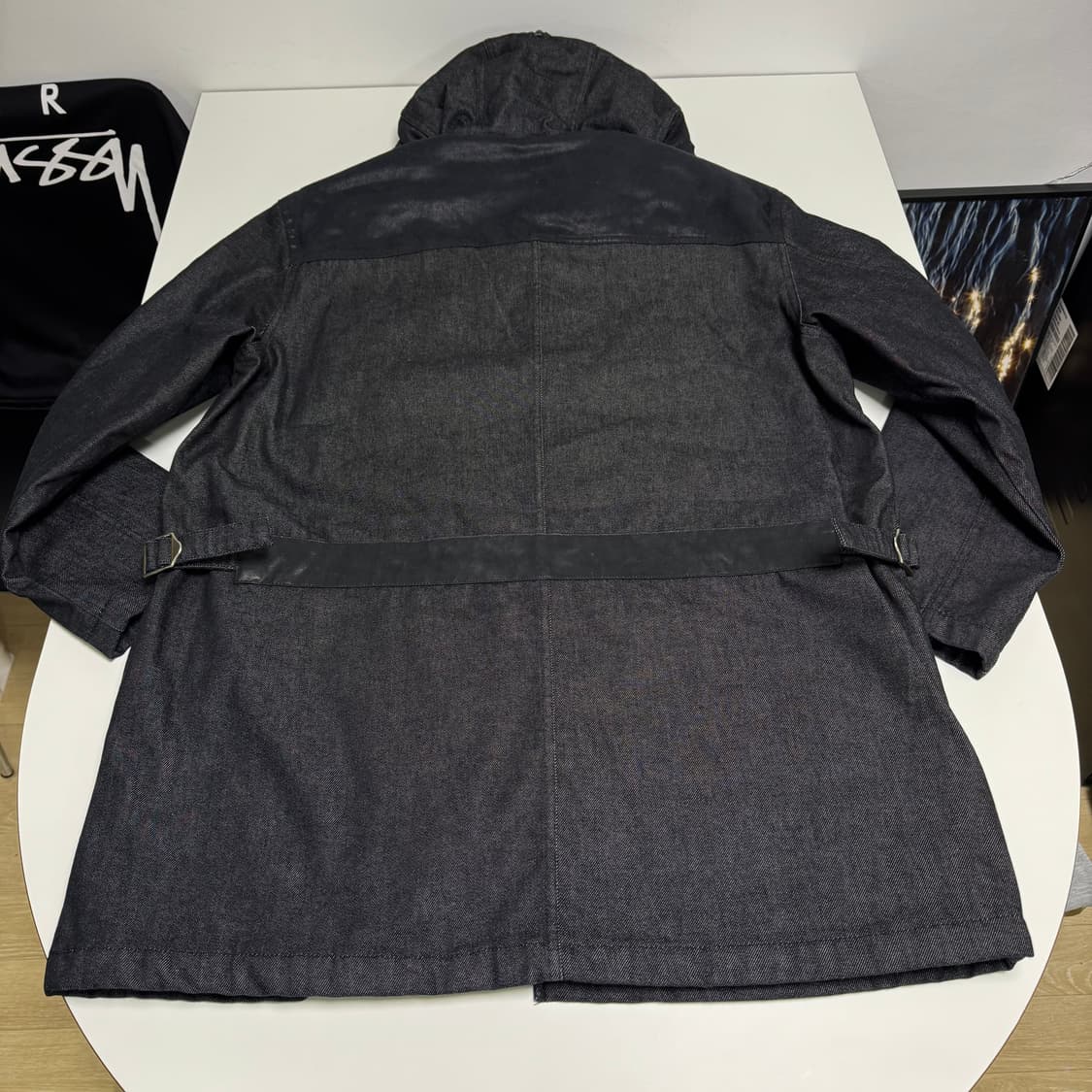 FUBU 후부 00년대 머스탱 데님 후드 코트 자켓 상품이미지7