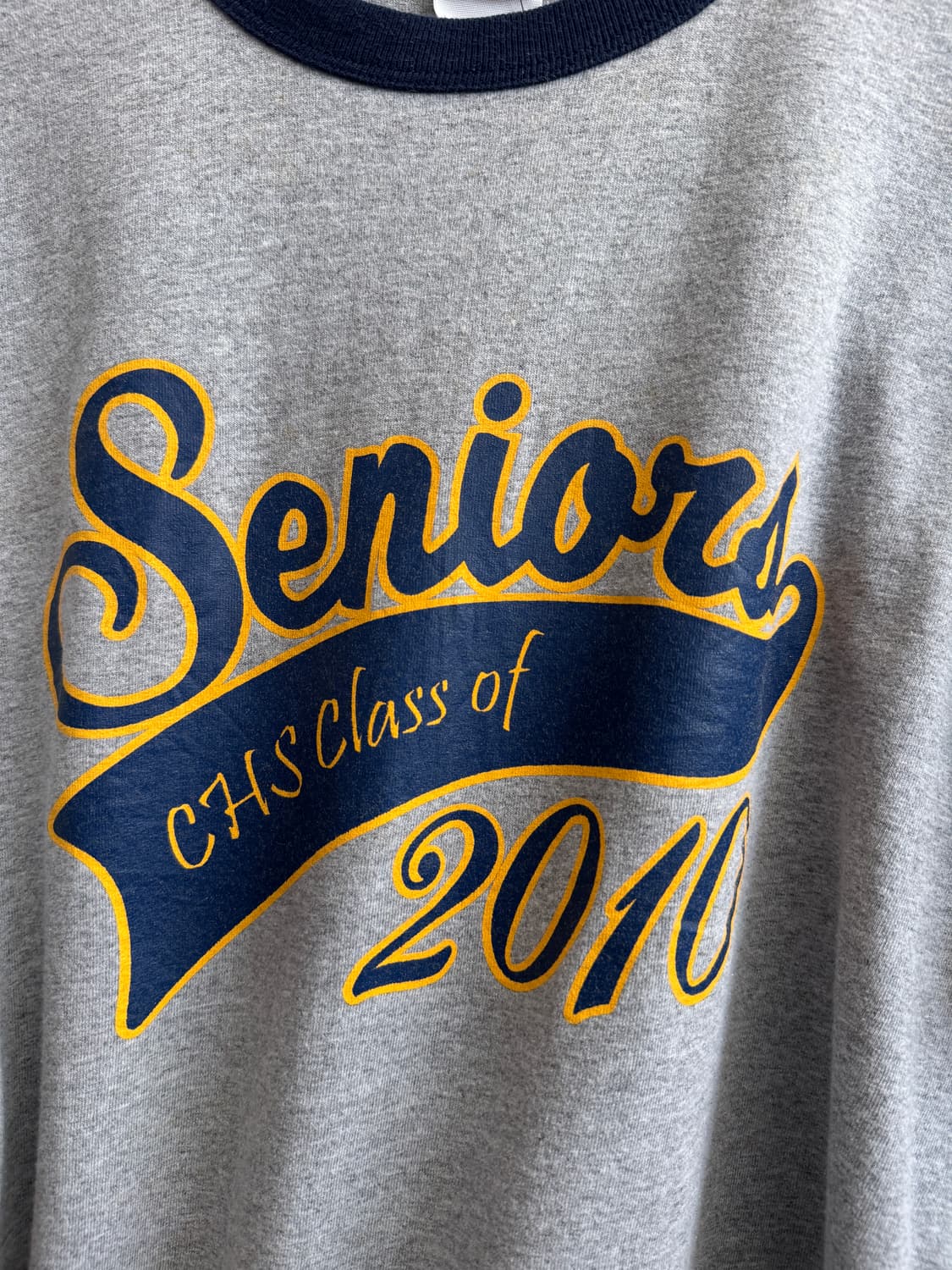 [L]USA 빈티지 2010 Seniors 링거 티셔츠 상품이미지4