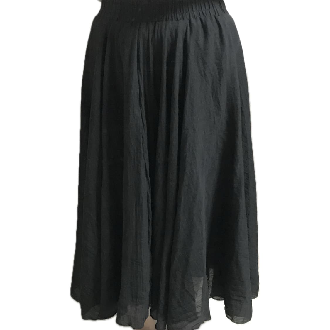 검정색 레이어드 롱스커트 상품이미지1