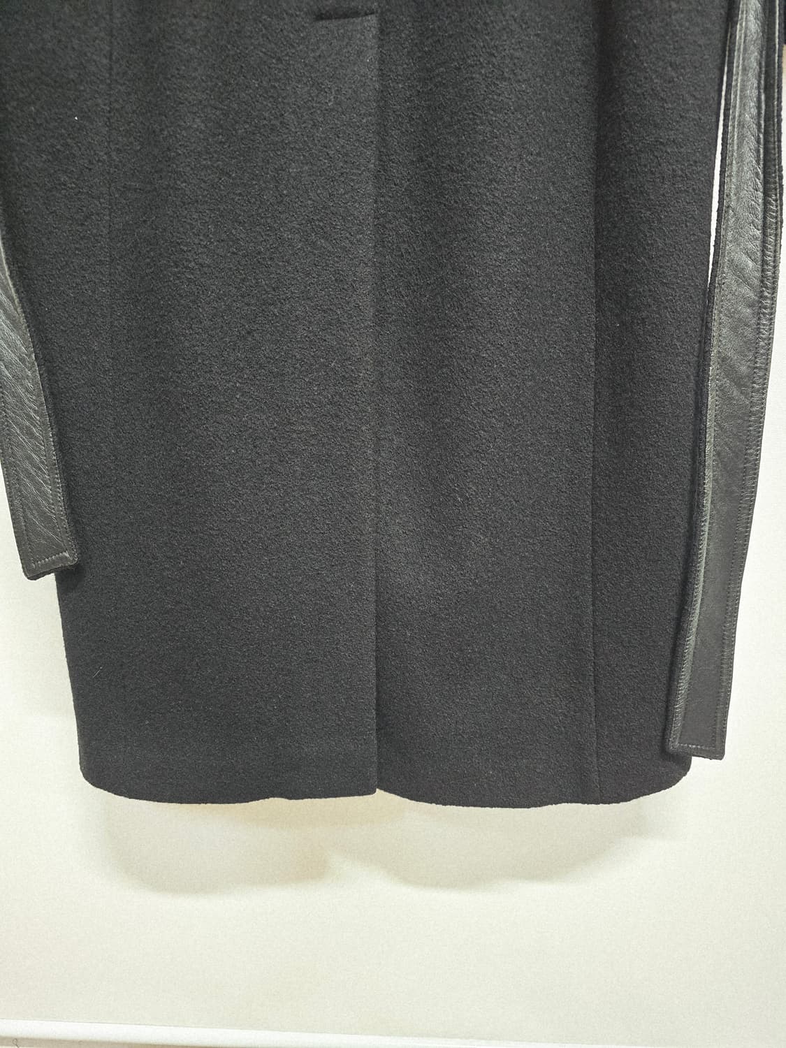 레노마 블랙 모 롱 코트44 상품이미지6