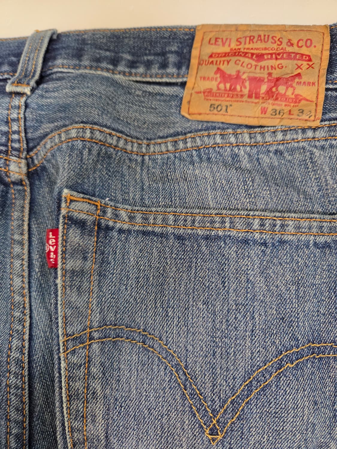 리바이스501 스트레이트 핏  상품이미지4