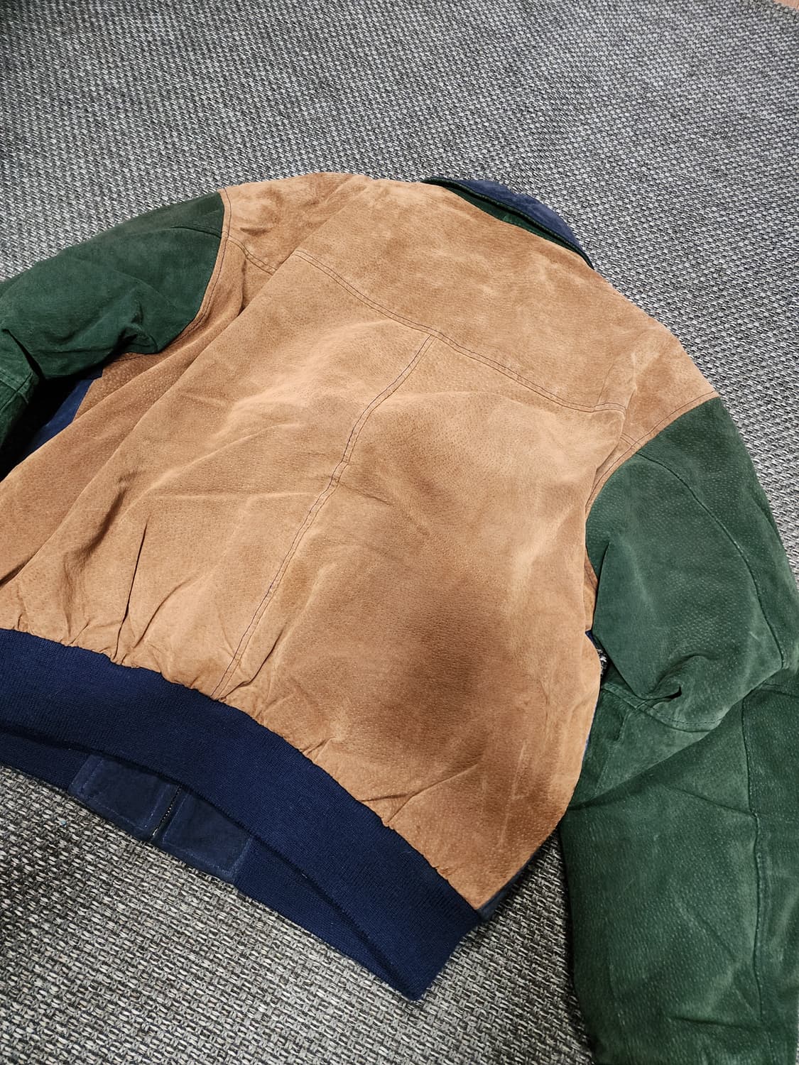 빈티지 누박 블루종 L 상품이미지2