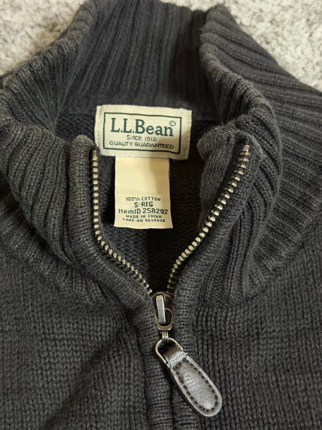 LL bean 엘엘빈 집업니트 상품이미지6