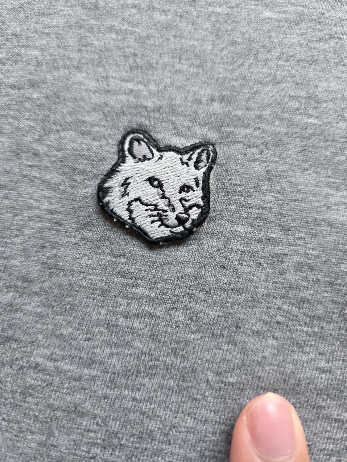 [백화점판,xl]메종키츠네 화이트 폭스 반팔티 상품이미지2