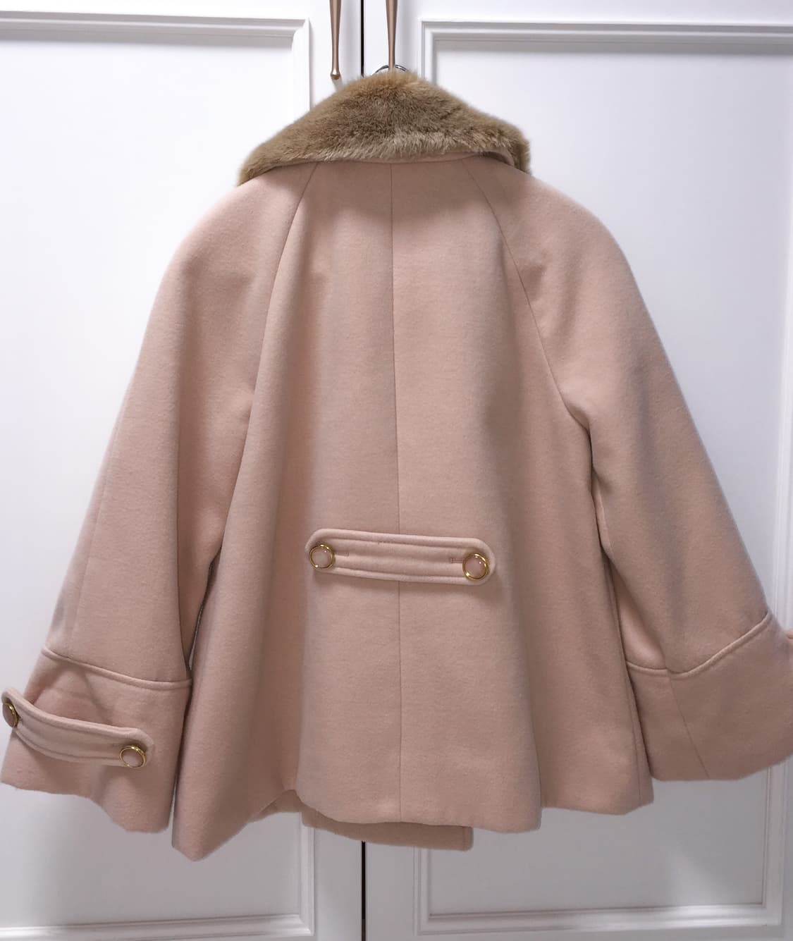 일본 빈티지 GLACIER 라떼갸루 핑크 코트 리즈리사트랄라라엑시즈팜 상품이미지4