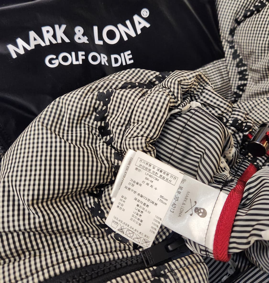 (새상품)마크앤로나 리플 다운점퍼 골프패딩 상품이미지5