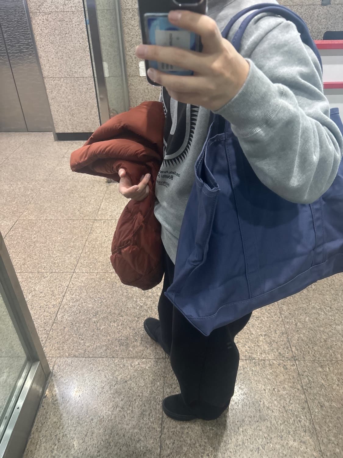 엘엘빈 그로서리 토트백 그레이 상품이미지3