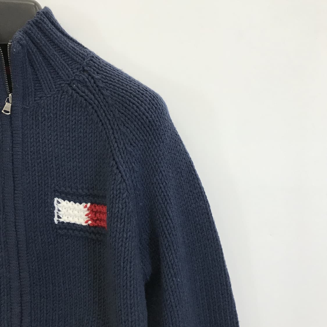 타미힐피거 빅플래그 코위찬 니트집업 [L] 상품이미지2