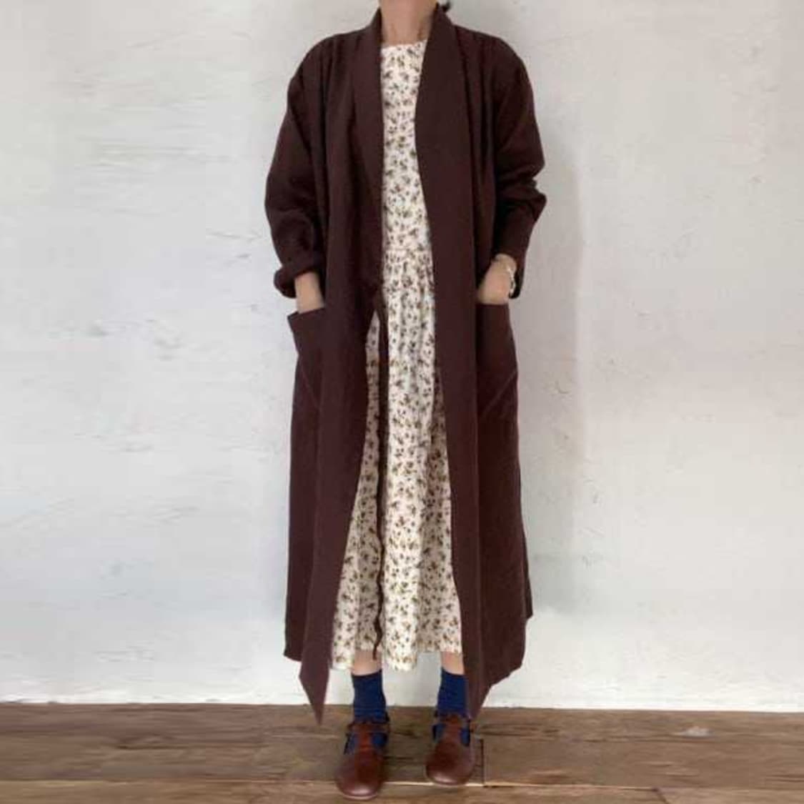 R2W 레디투웨어 시화(SIHWA) 린넨 로브자켓 프리사이즈 상품이미지6