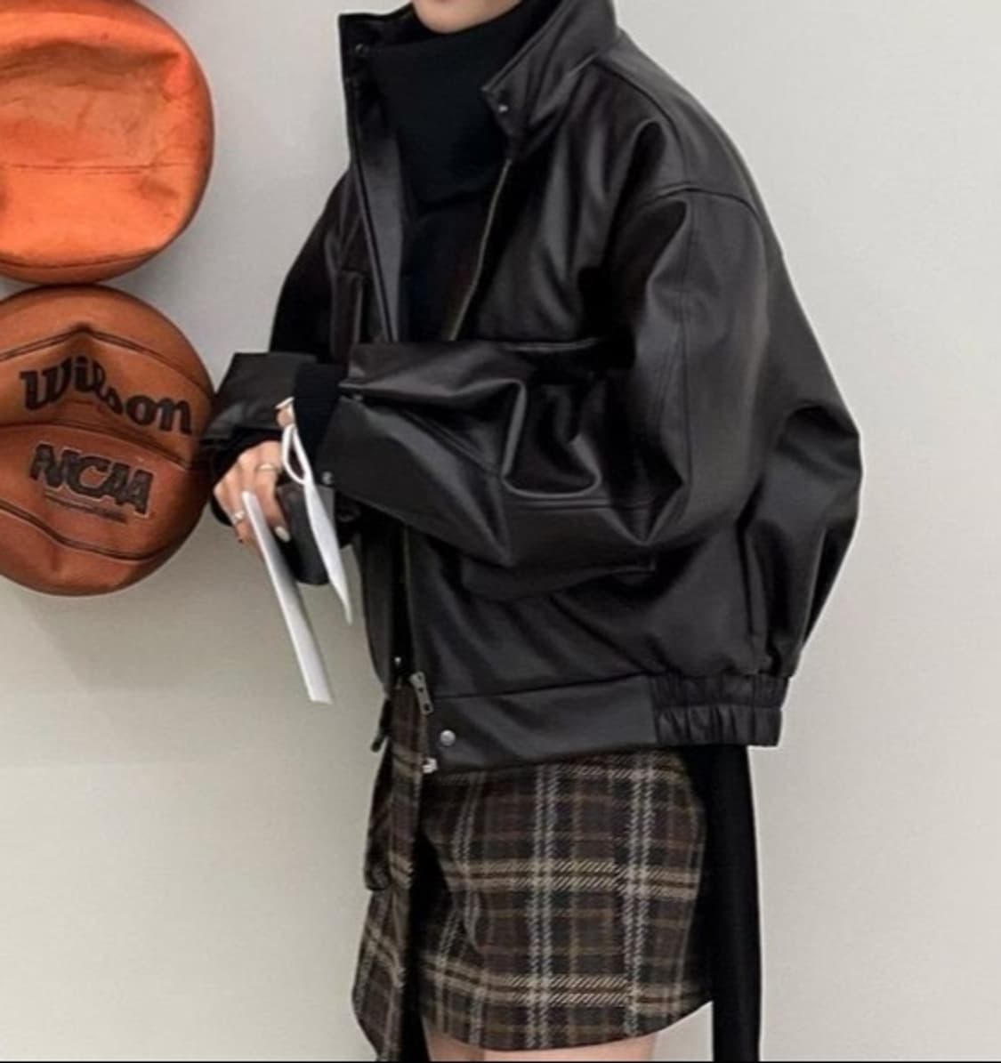 에핑글러 레더 봄버 자켓  상품이미지1