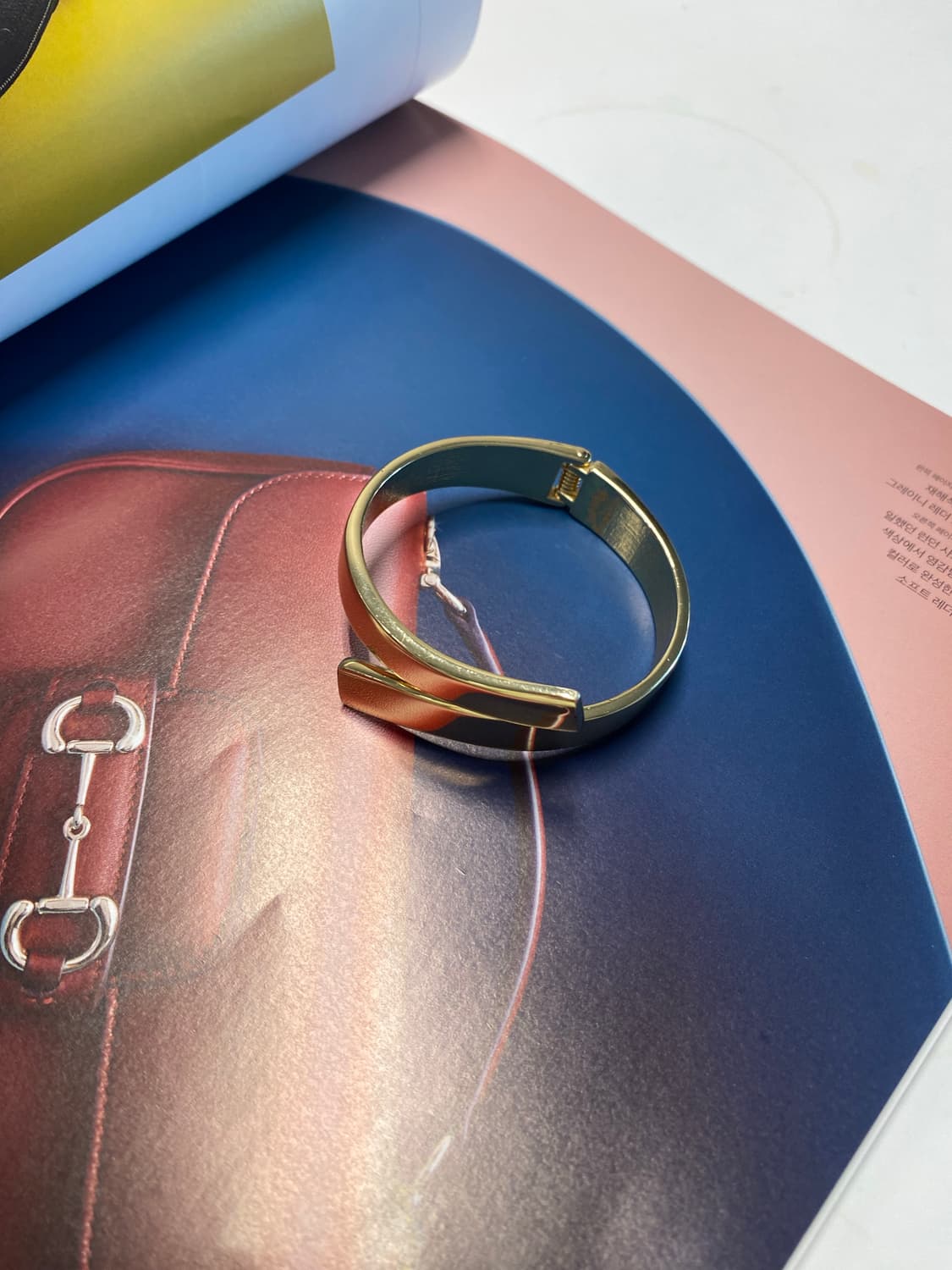 빈티지 볼드한 팔찌 뱅글 골드 상품이미지1