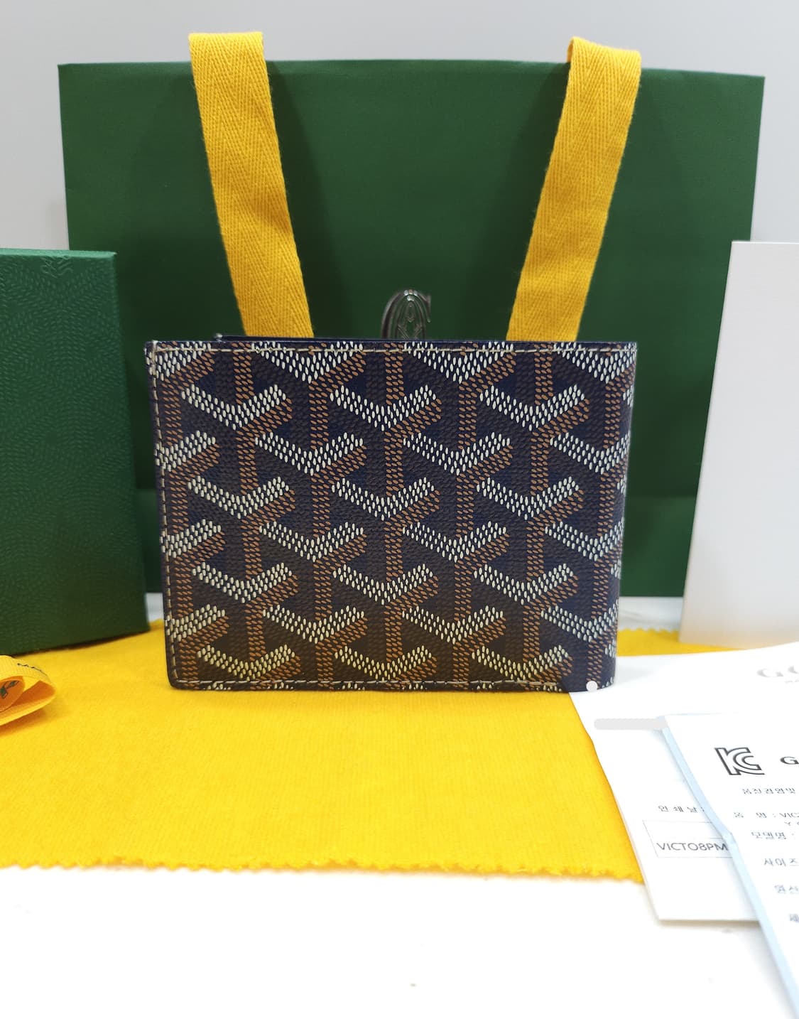 고야드 빅투아르 반지갑 네이비 상품이미지2