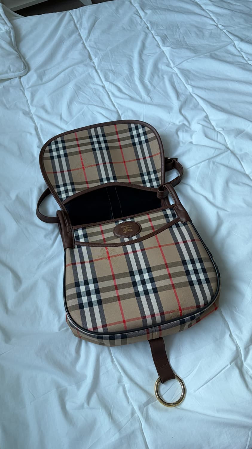 버버리 체크 백 상품이미지5