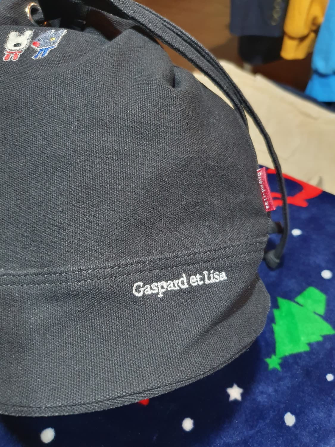 가스파드 앤 리사 검정색 복조리 가방 상품이미지3