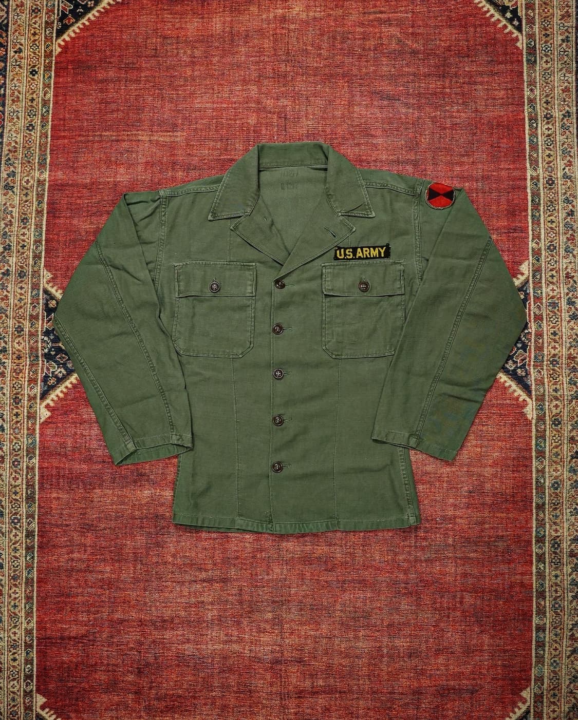 50~60s 오리지널 밀리터리 og107 셔츠 판매 상품이미지1