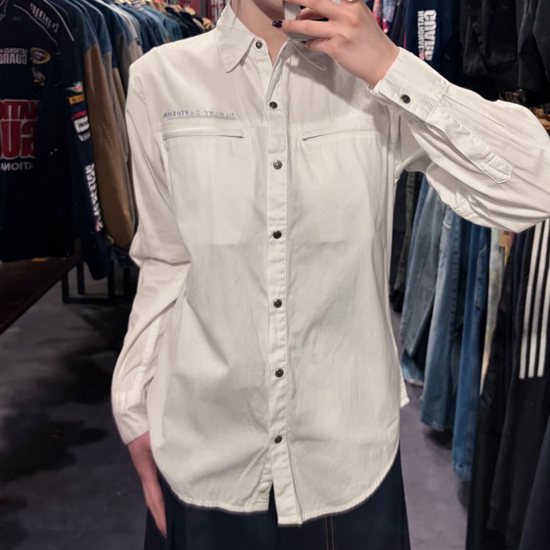 [IM] Harley-Davidson 할리데이비슨 셔츠 화이트 상품이미지3