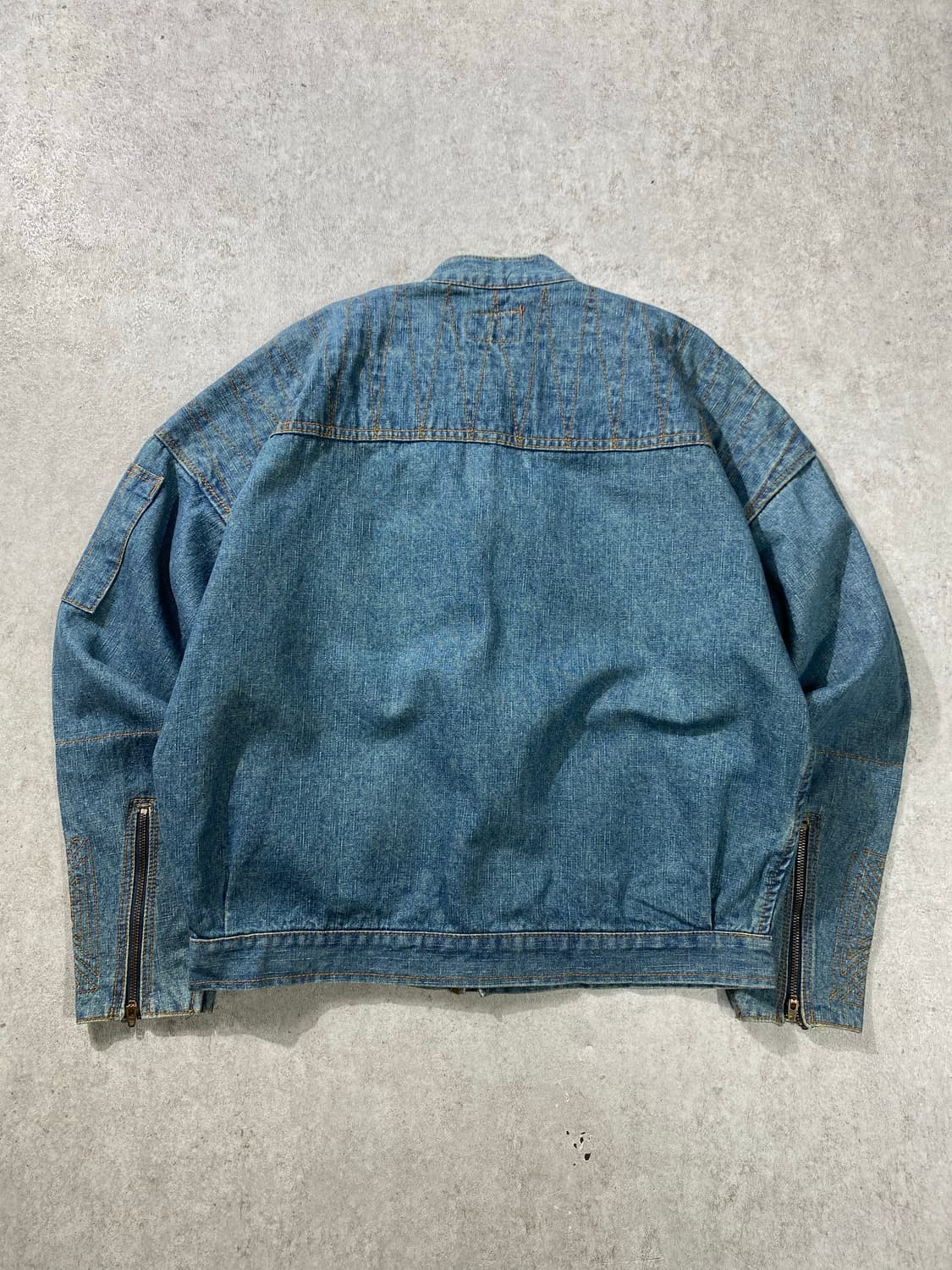 [M] 90s TOBI-YAKATA 크롭 데님 워크자켓 상품이미지8