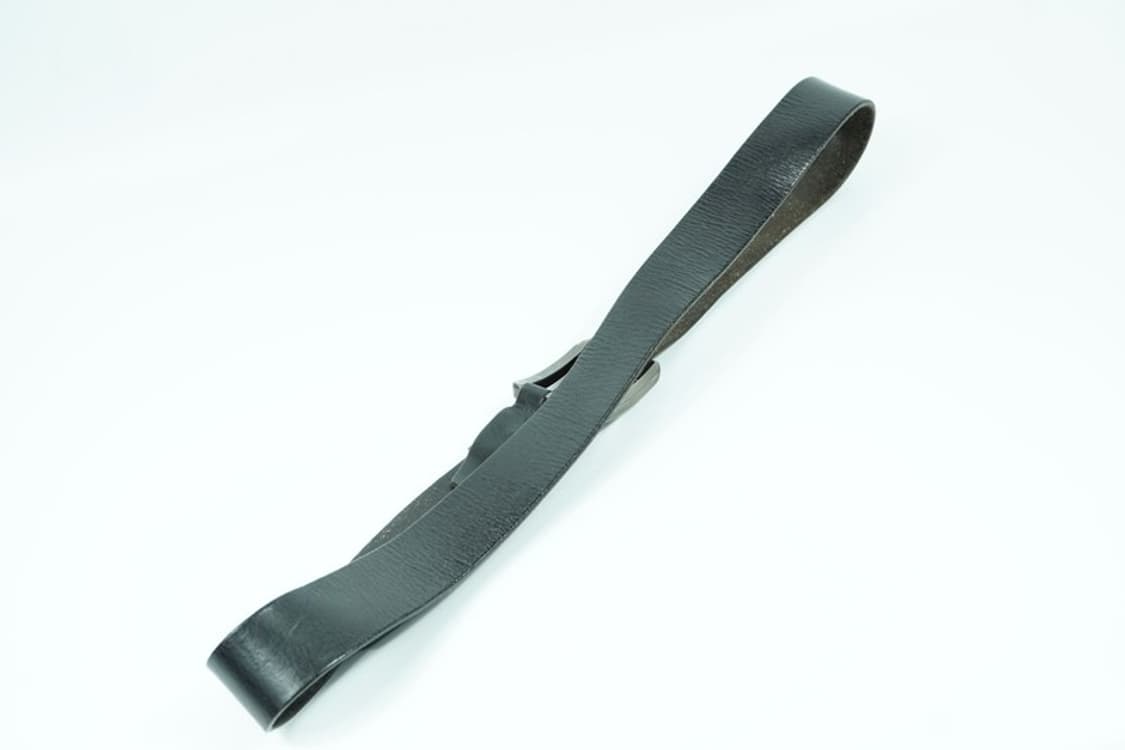 DIESEL 빈티지 블랙 레더벨트 상품이미지2