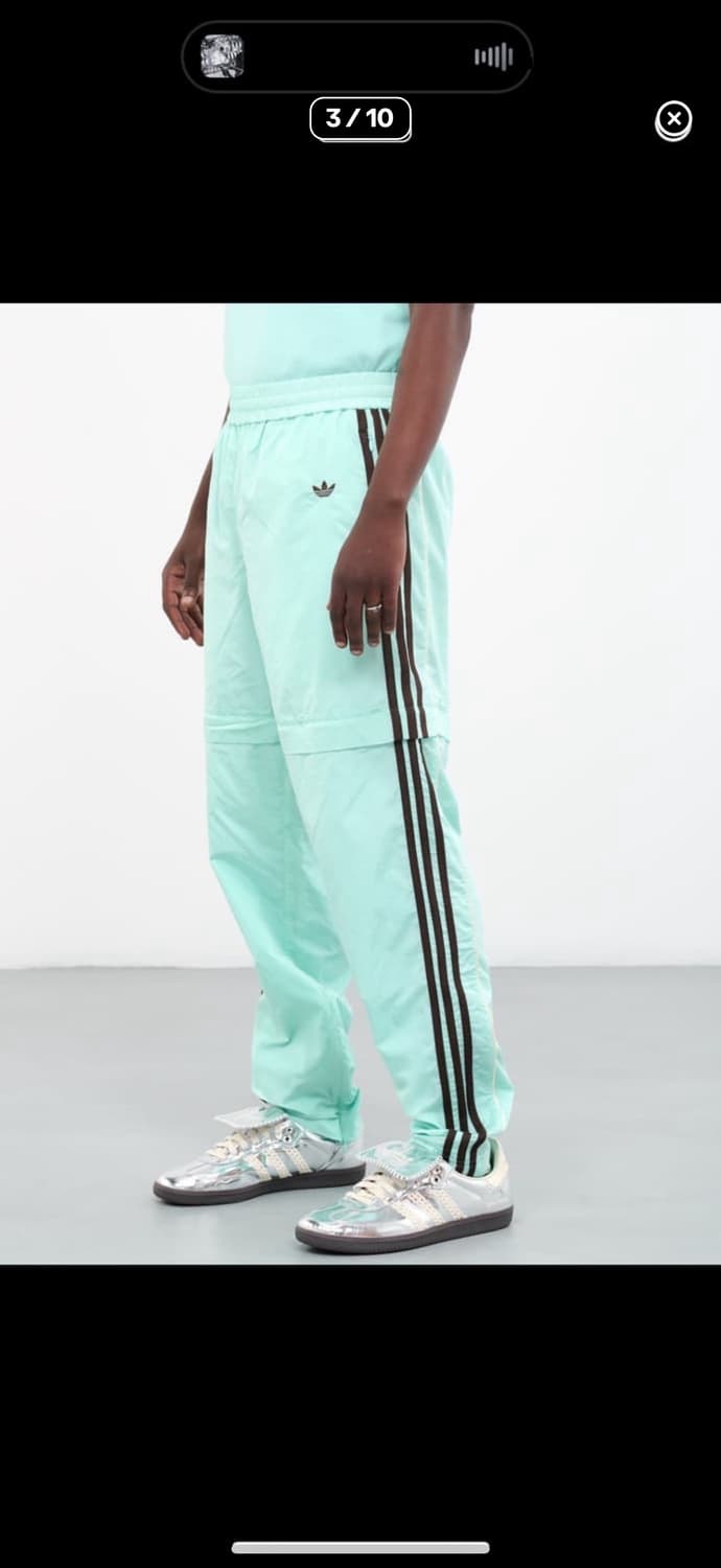 아디다스 x 웨일즈보너 트랙 팬츠 클리어 민트 M 상품이미지2