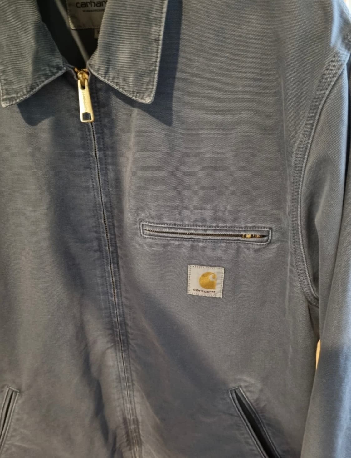 칼하트 윕 디트로이트 자켓 스톰 블루 (XL) 상품이미지3