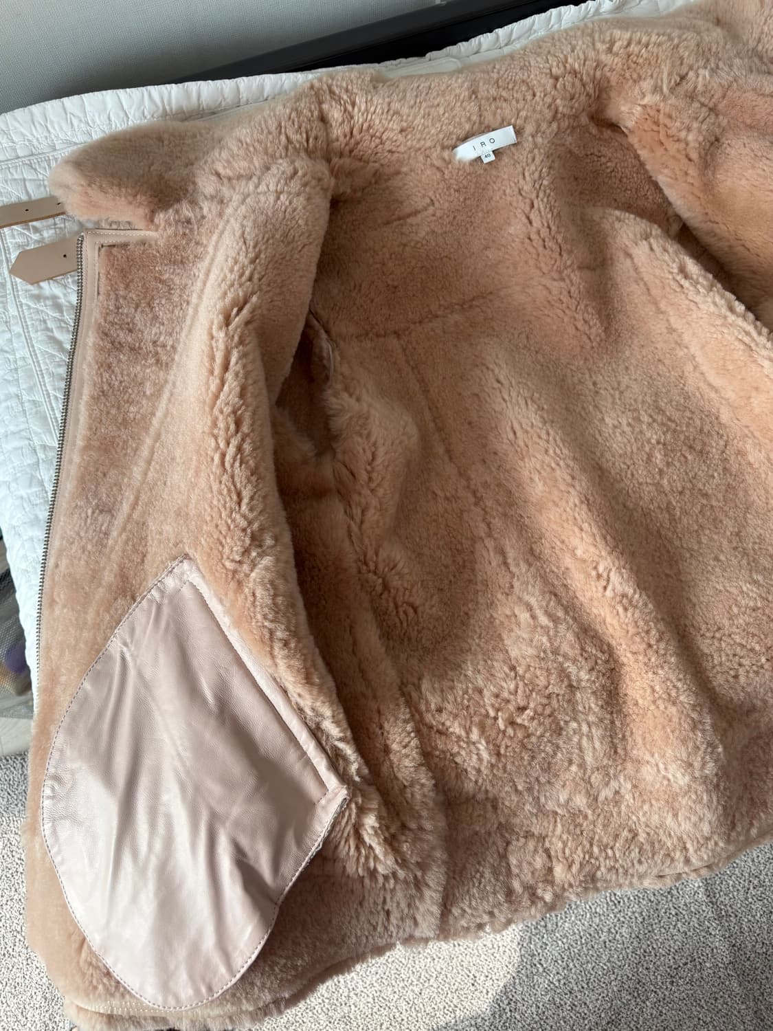 IRO BARRETT SHEARLING COAT 전지현 무스탕 상품이미지5