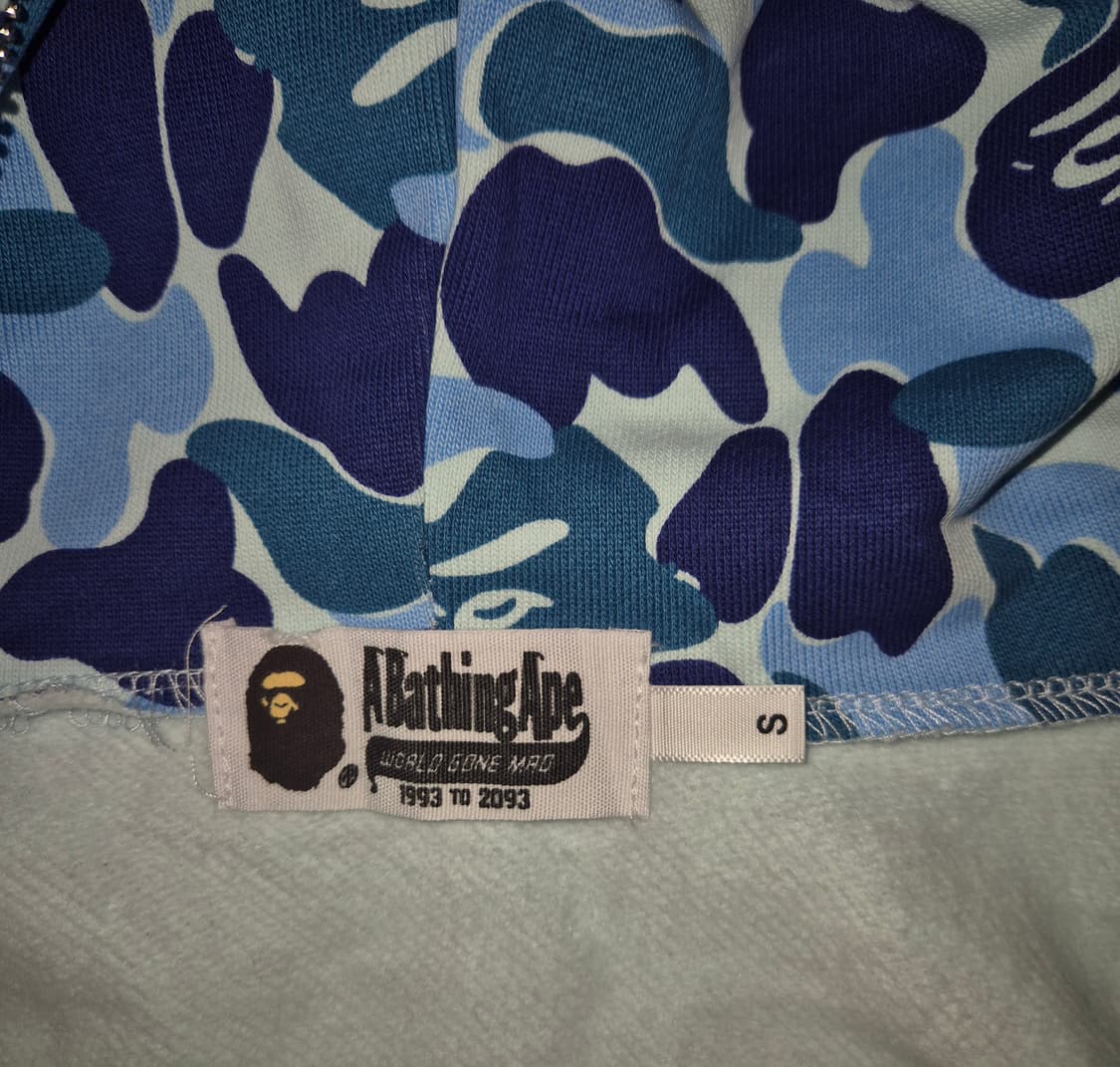 베이프 블루 샤크 후드집업 상품이미지5