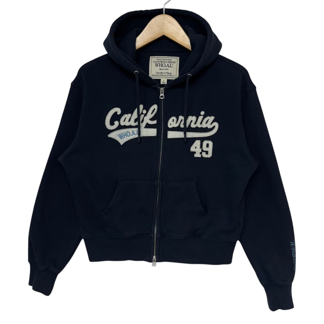 후아유 아치로고 후드집업 상품이미지1