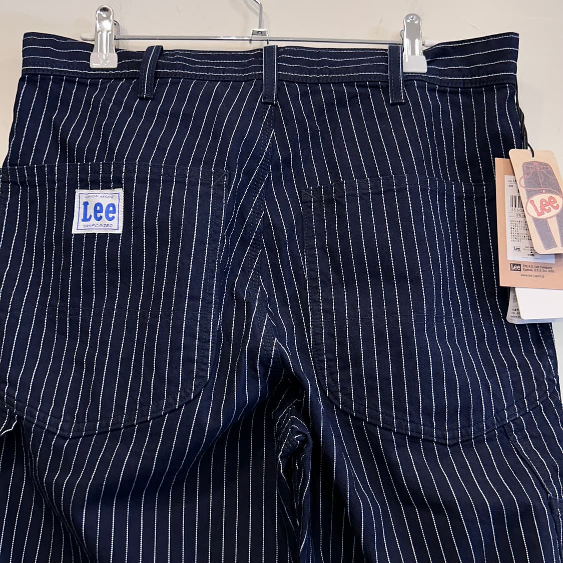 (새상품) LEE 와이드핏 생지 스트라이프 워크팬츠 상품이미지1