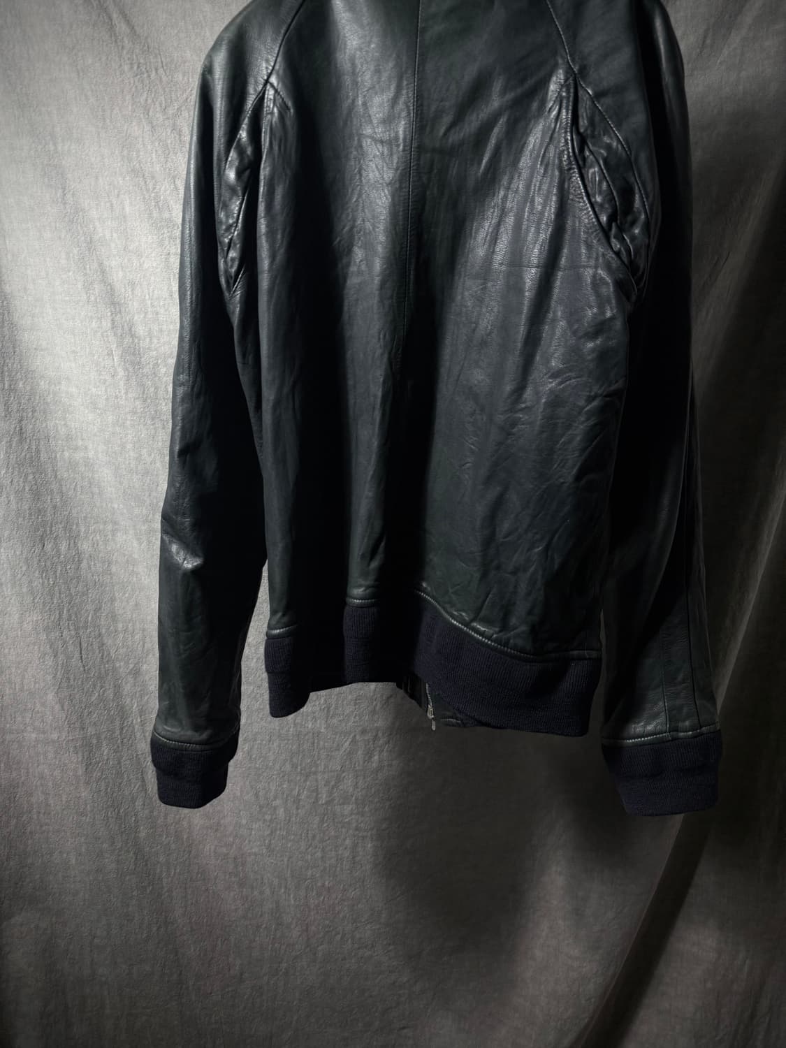 The Viridi-Anne Leather Jacket   상품이미지8