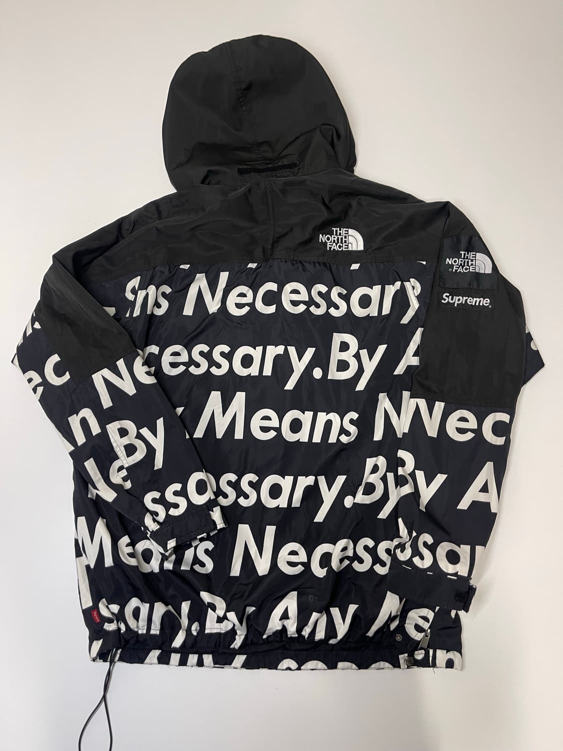 슈프림 x 노스페이스 레터링 아노락 XL 상품이미지8