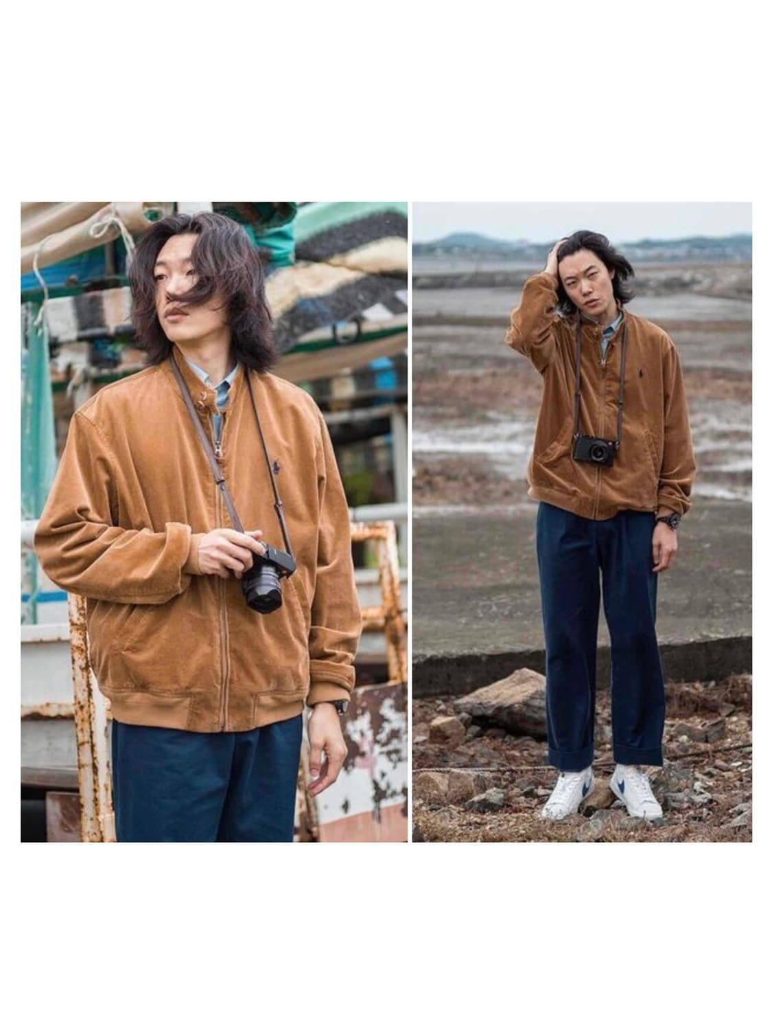 폴로 랄프로렌 탄베이지 블랙와치 바라쿠타 코듀로이 자켓 상품이미지4