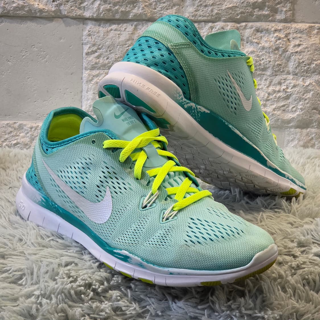 7q-20:나이키 프리 TR7 터쿼이즈 여성 트레이닝화 (240mm) 상품이미지4