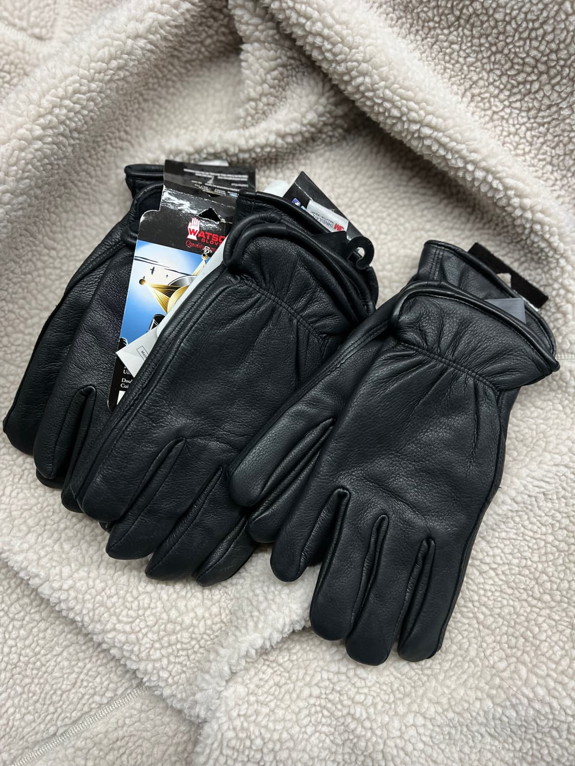 사슴가죽 블랙 글러브 XL 상품이미지1