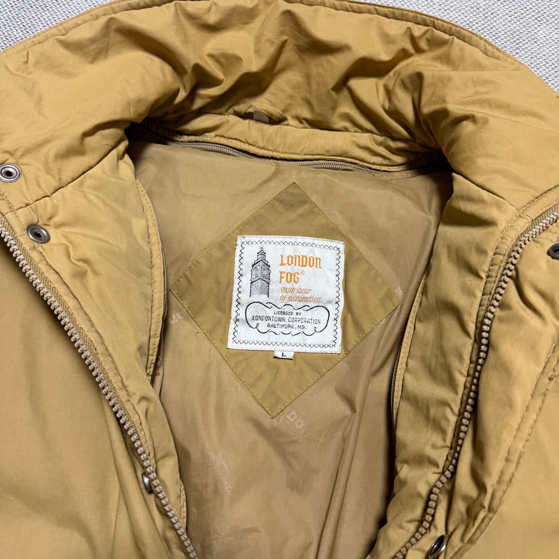 런던 포그 (LONDON FOG) 빈티지 자켓 (패딩 내피있음) 상품이미지3