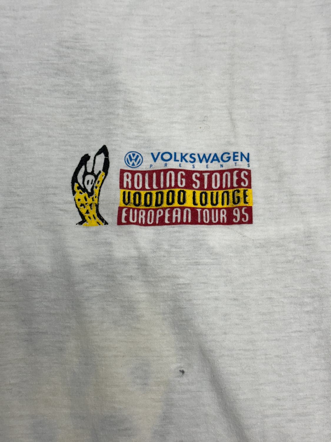 1995‘ Rolling stones 부두라운지 독일 투어 티셔츠 L 상품이미지4