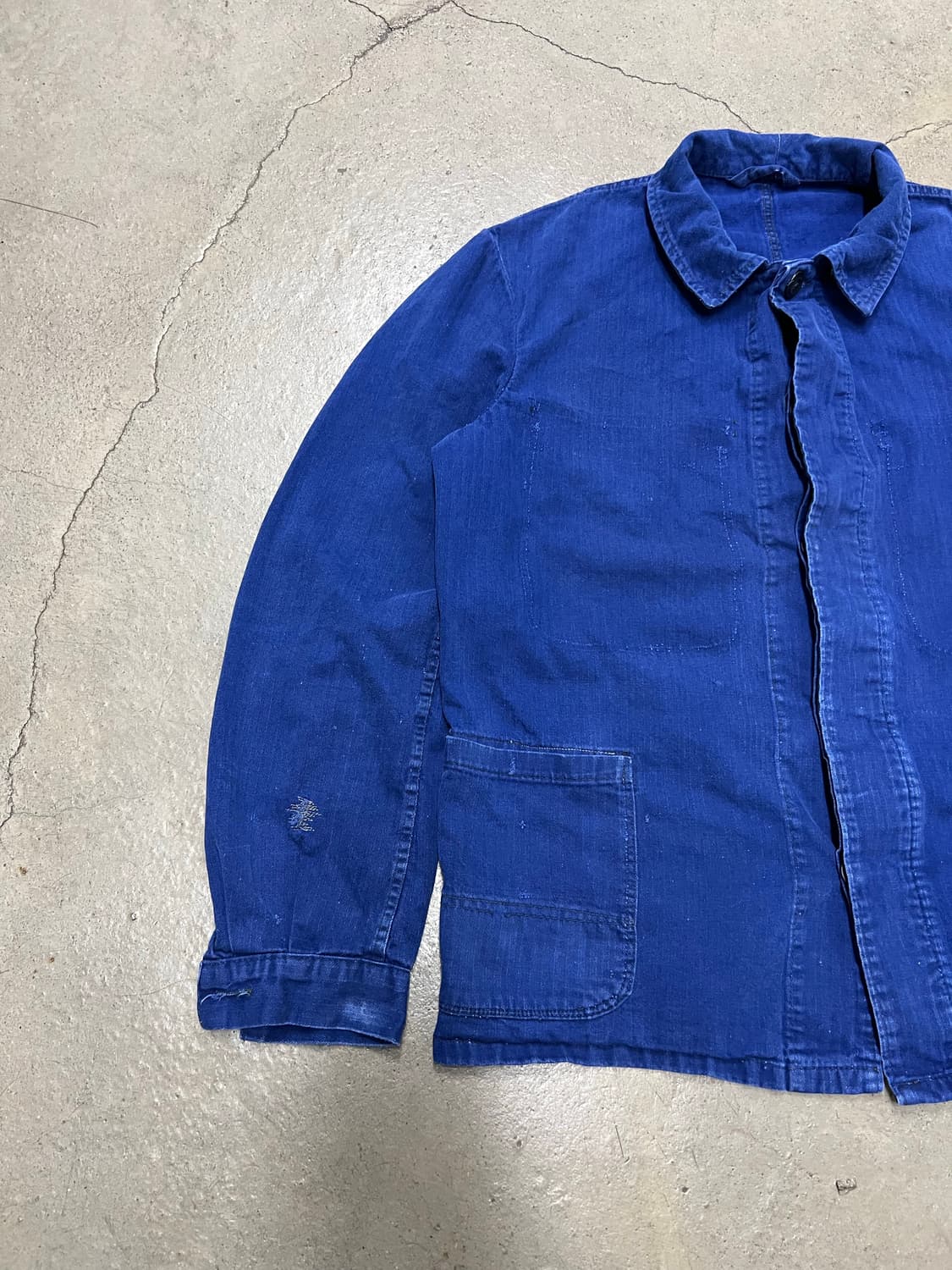 FADED BLUE VINTAGE HBT 헤링본트윌코튼 프렌치워크자켓 상품이미지4