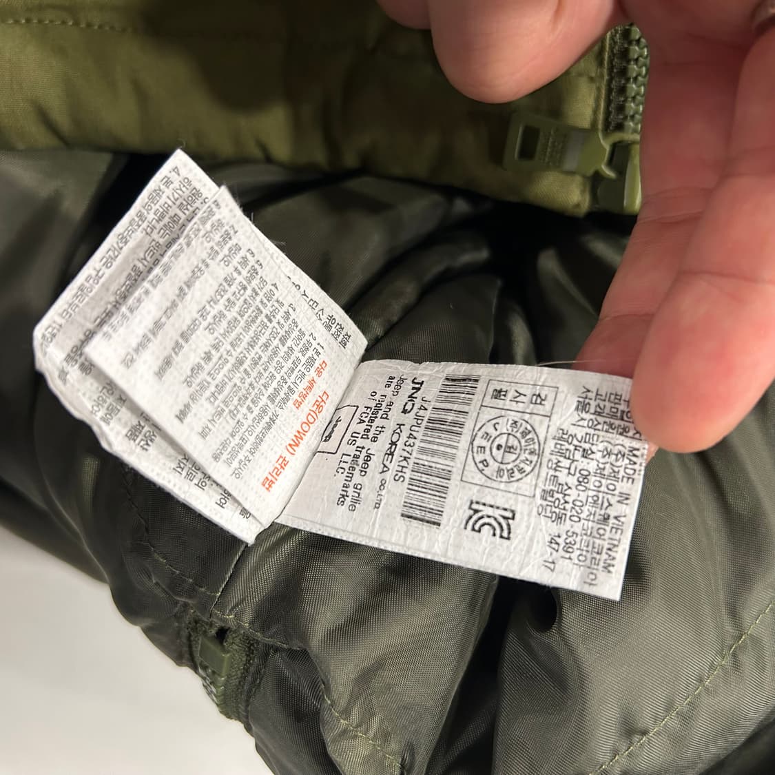 [S] Jeep 스피릿 올리브 아노락 후드 자켓 B218 상품이미지10