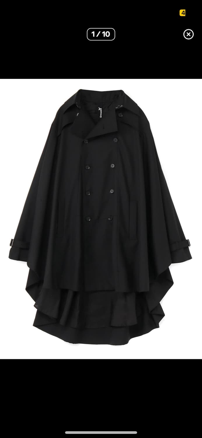 요지야마모토 개버딘 점보 케이프 클로그 급처 상품이미지1