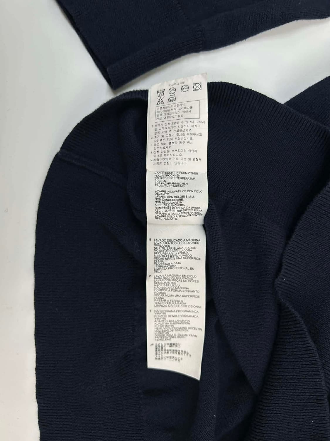 [L] 프레드페리 21FW 메리노울 크루넥 니트 스웨터 상품이미지5