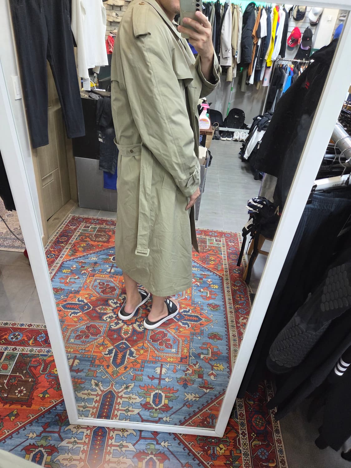 런던포그 트렌치코트 내피 O xl xxl 상품이미지8