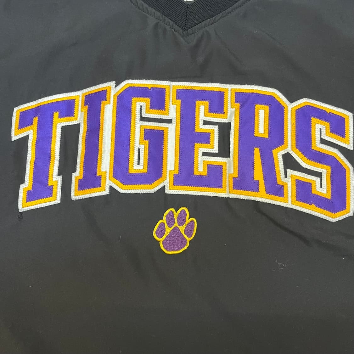 레어 미국 빈티지 네프 타이거스 풀오버 바람막이 상품이미지6