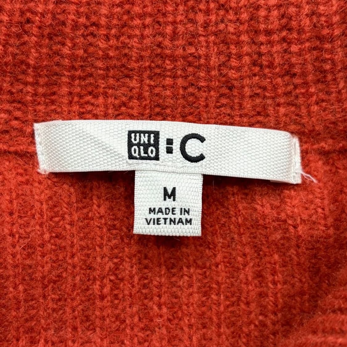 유니클로 C라인 램스울 하프집업 니트 v2882 상품이미지5