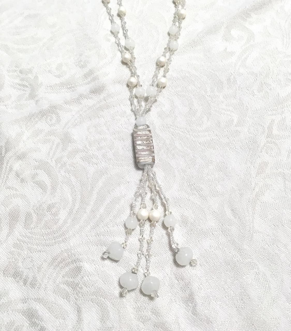 빈티지 페어리 진주 비즈 목걸이 상품이미지3