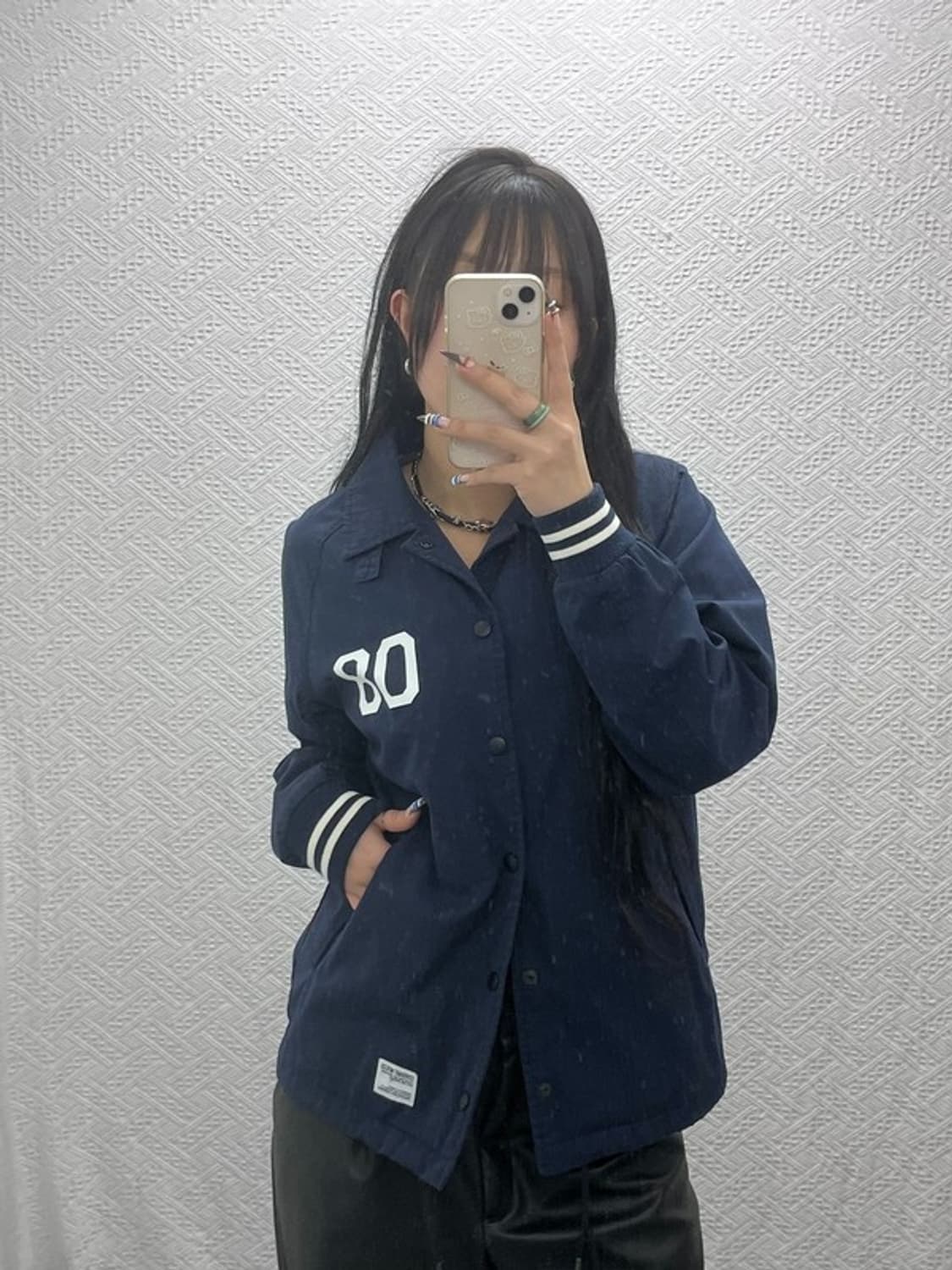 커버낫 올드스쿨 레트로 빈티지 바시티 자켓 M C07695 상품이미지1