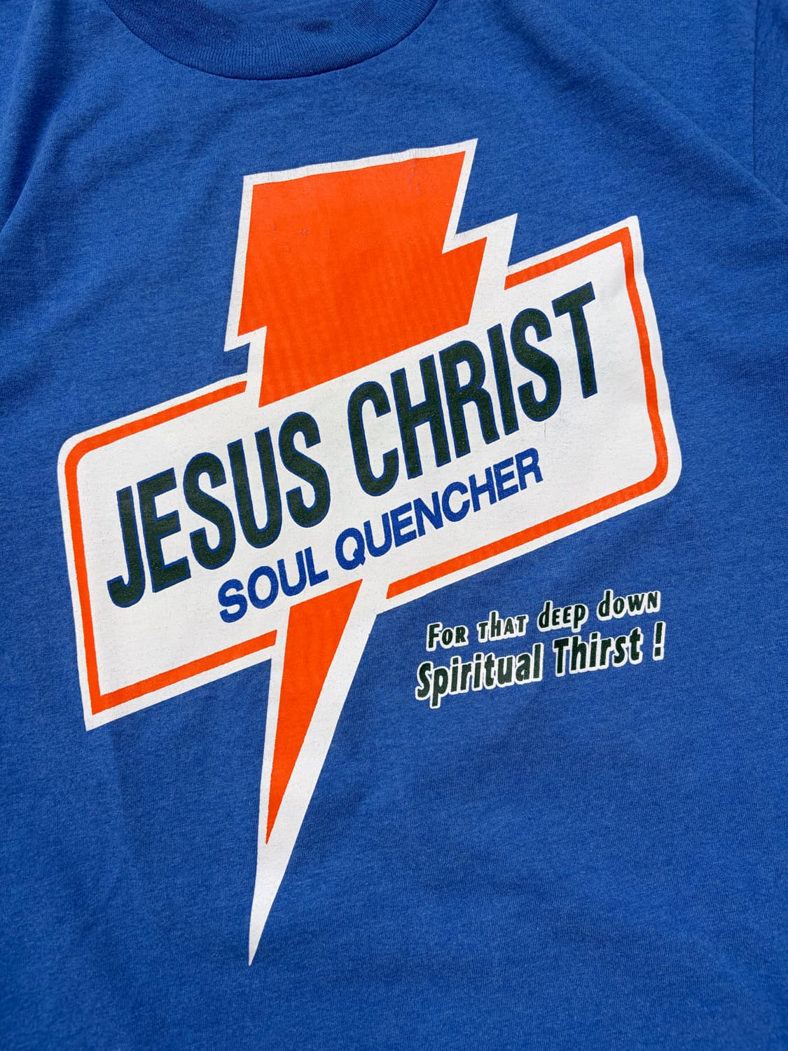 90s Jesus Tee (blue) 상품이미지5