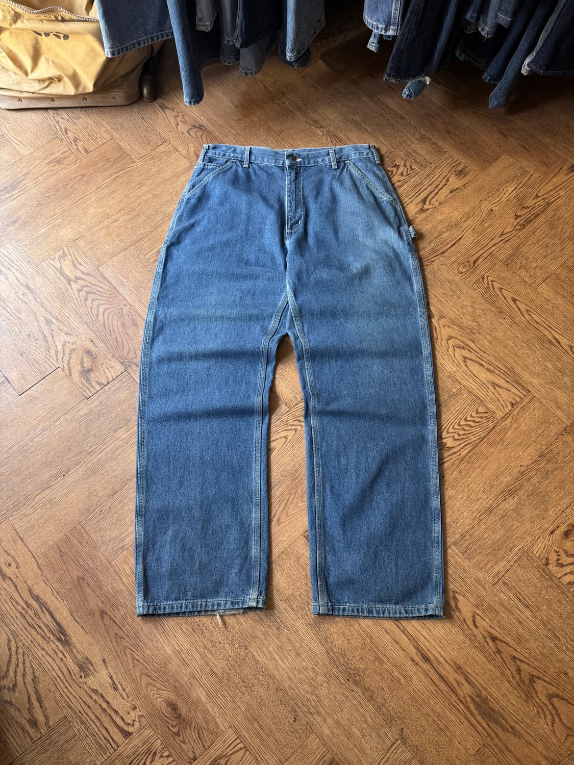 [36]칼하트 USA 싱글니 워크 데님 팬츠 상품이미지6