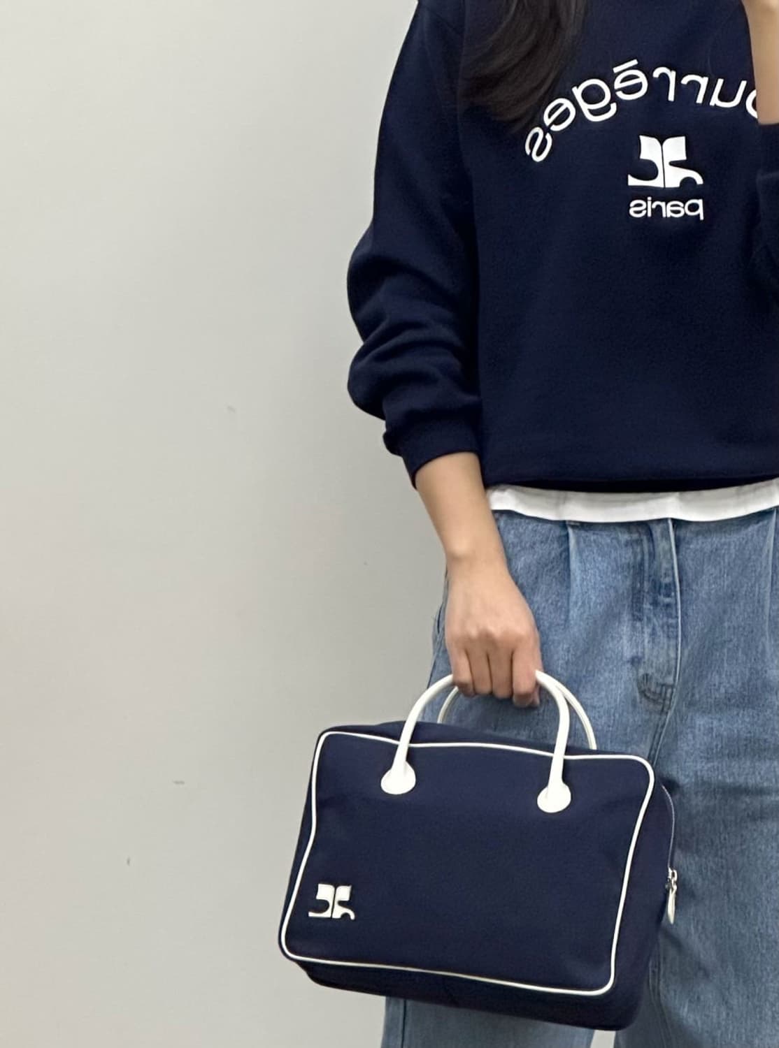 [새상품] courreges / 꾸레쥬 네이비 빅로고 맨투맨  상품이미지10