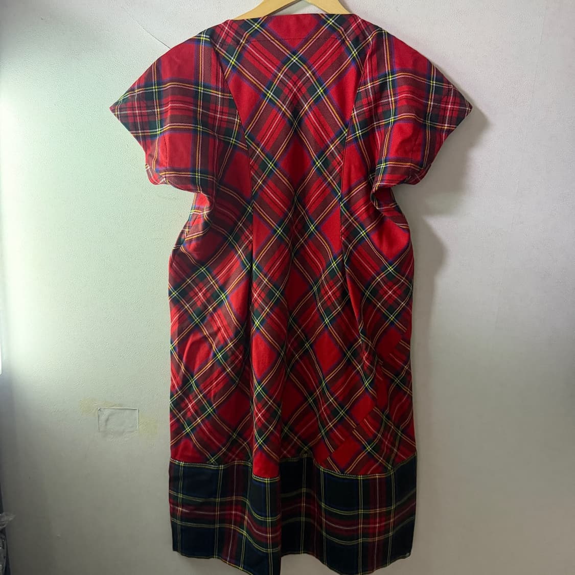 꼼데가르송 여성 체크 패턴 원피스 S(여성 66정도) 상품이미지4