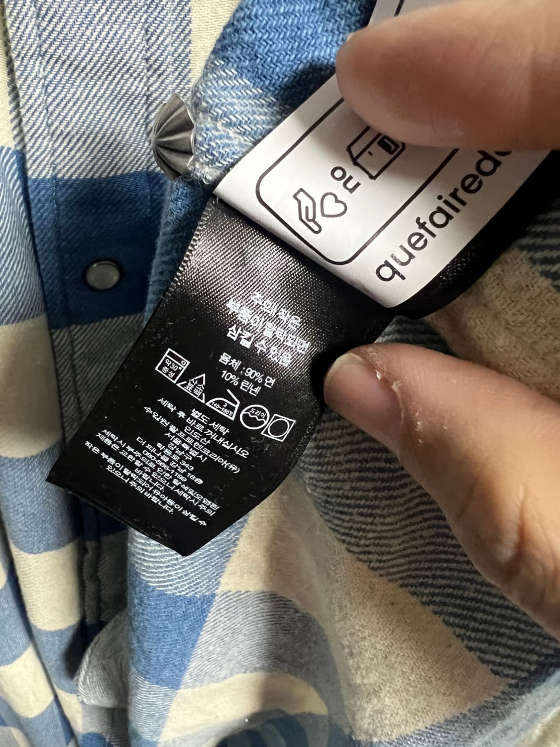 더블알엘 RRL 웨스턴 플래그 셔츠 이동휘 착용 상품이미지4